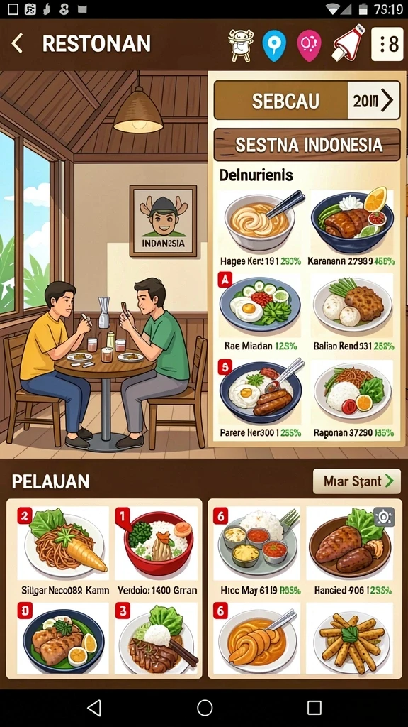 awanluck - Tampilan antarmuka yang menarik dan ramah pengguna.