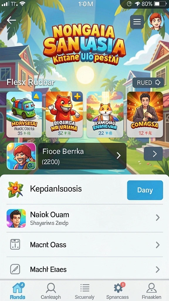 hit9 - Tampilan karakter dengan detail yang menawan.
