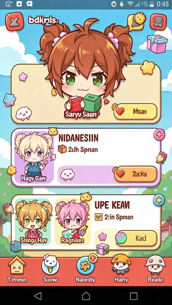 hit9 - Screen aplikasi yang memperlihatkan mode permainan seru.