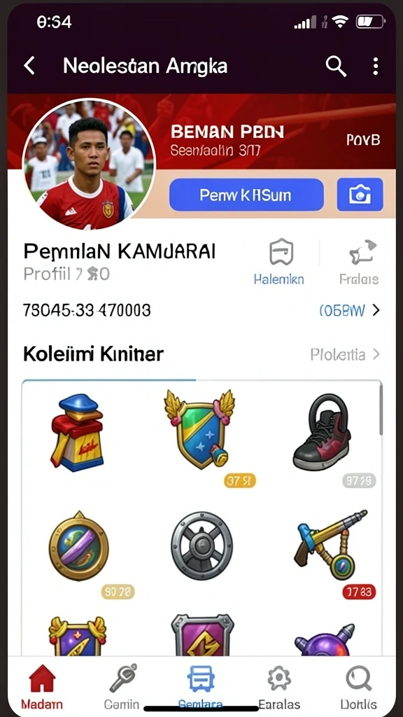 mg525 - Tampilan antarmuka pengguna yang intuitif dan modern.