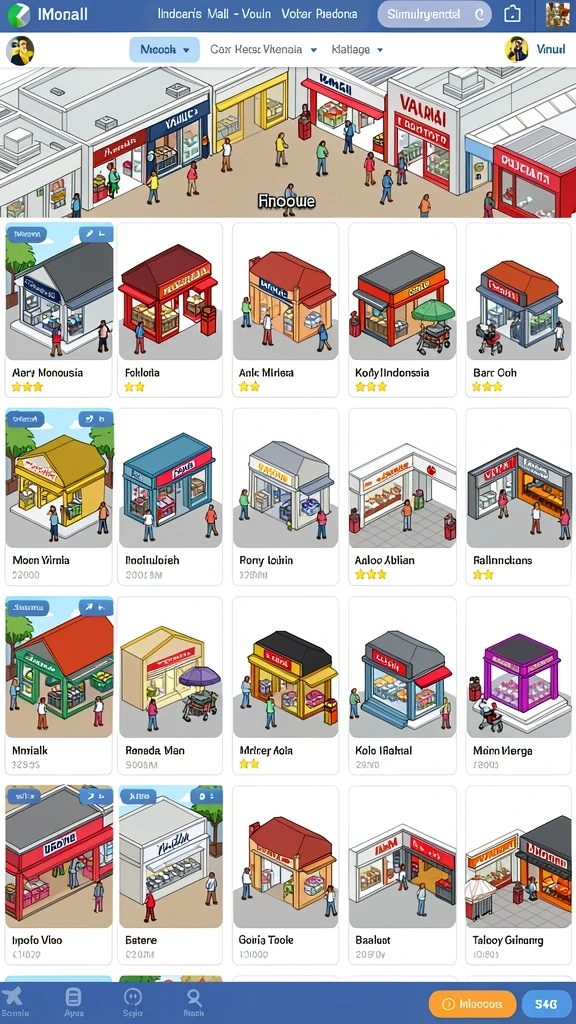 rsngame - Tampilan menu utama RSNGAME yang menarik.